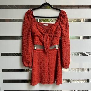 NWT Urban Outfitters Textured Terracotta Matching Set Size M